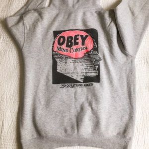 Obey mind control hoodie